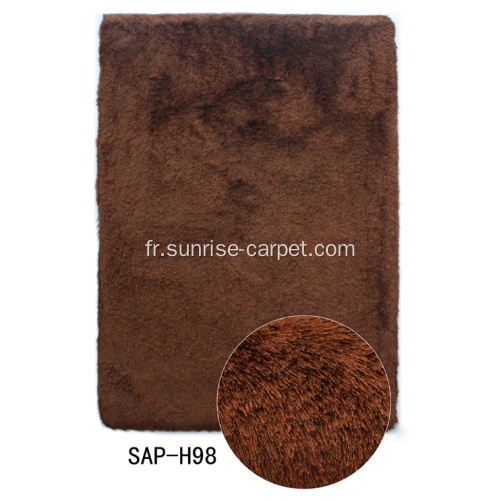 Tapis Shaggy en polyester mince